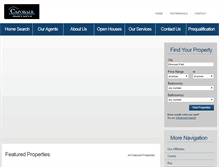 Tablet Screenshot of caporalerealty.com